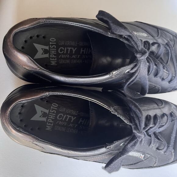 Mephisto City Hiker Air Jet Shoe Black Leather Comfort Walking Men’s US 10 NWOB main image 4
